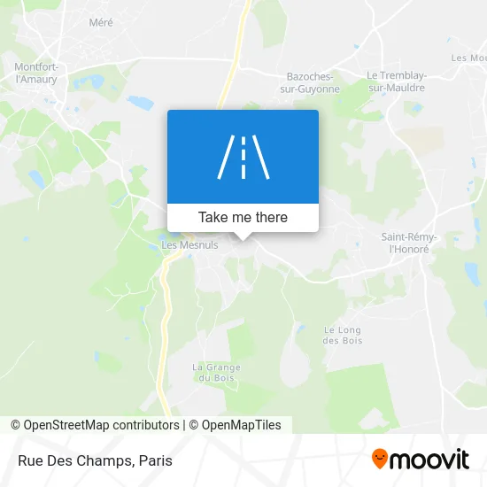 Rue Des Champs map