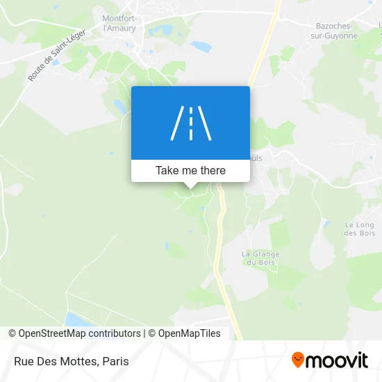 Rue Des Mottes map