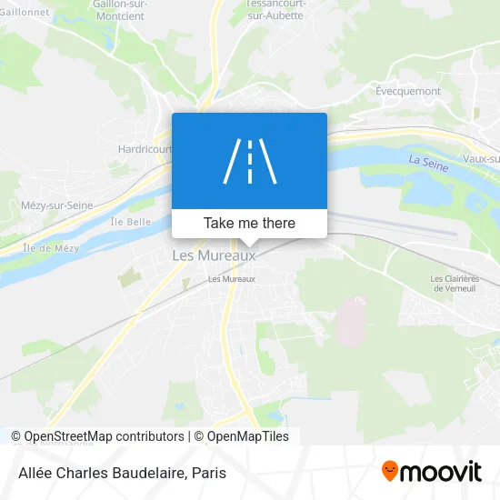 Mapa Allée Charles Baudelaire