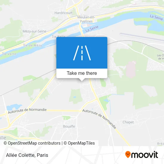 Mapa Allée Colette