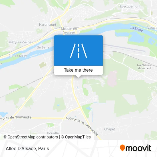 Allée D'Alsace map