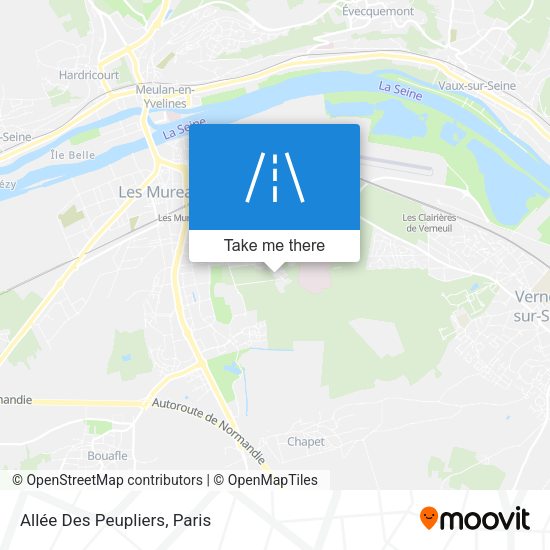 Allée Des Peupliers map