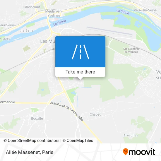 Allée Massenet map