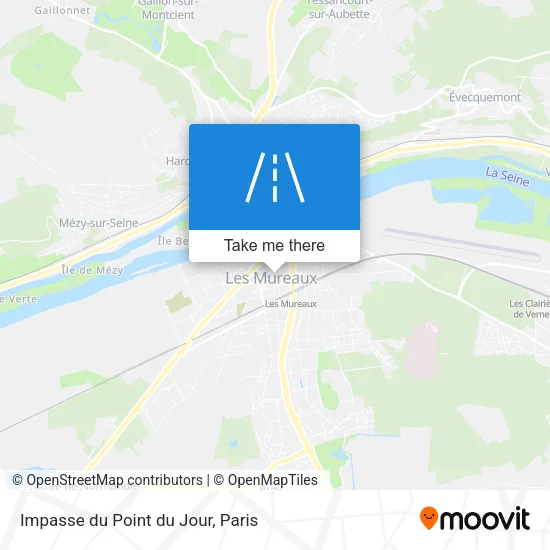 Impasse du Point du Jour map