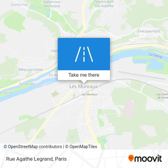 Rue Agathe Legrand map