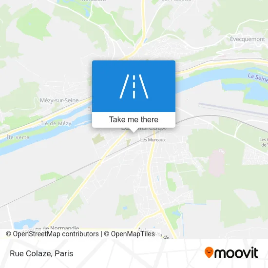 Rue Colaze map