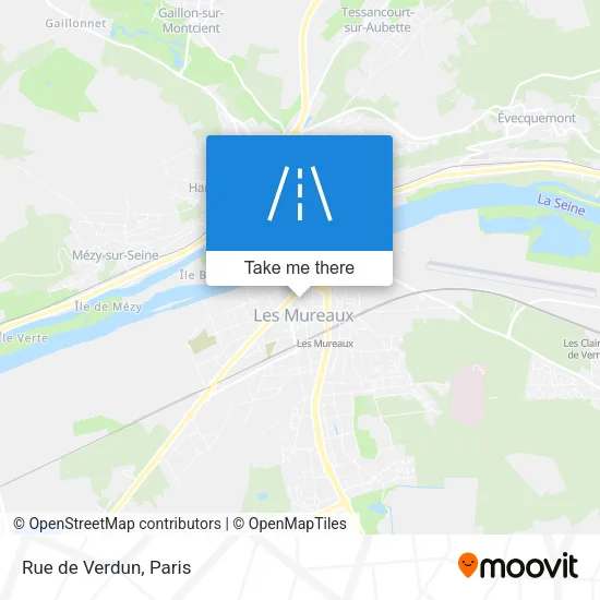 Mapa Rue de Verdun