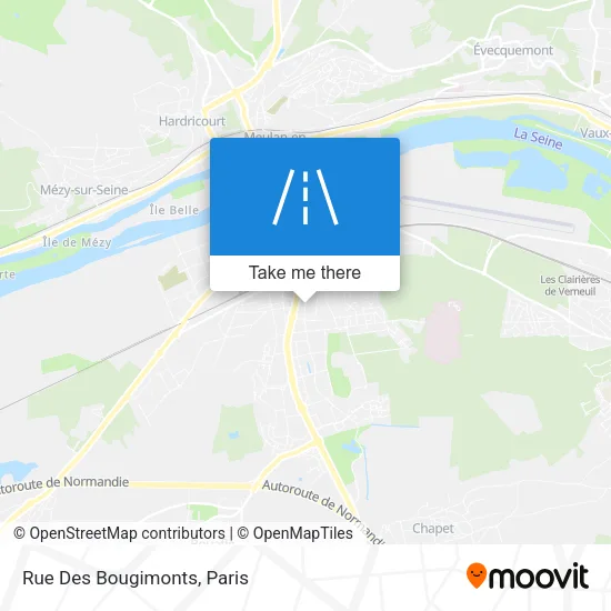 Mapa Rue Des Bougimonts