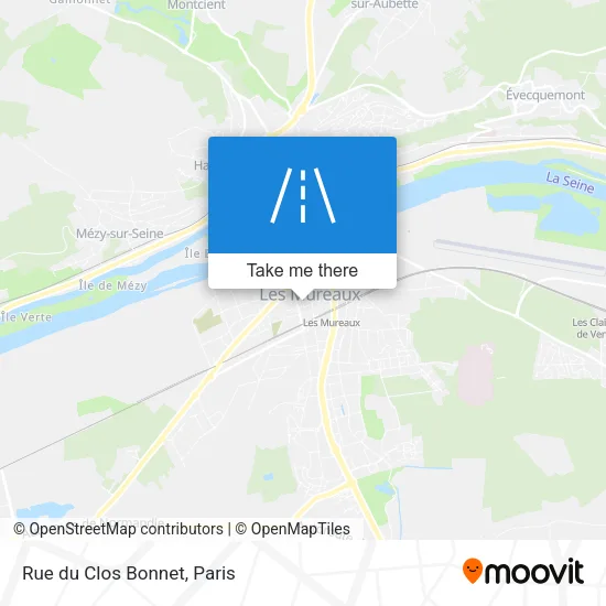 Rue du Clos Bonnet map