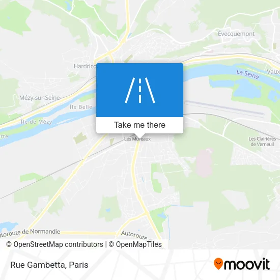 Rue Gambetta map