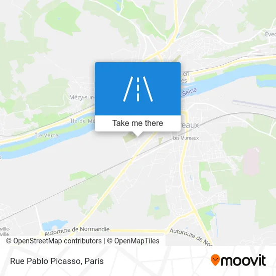 Rue Pablo Picasso map