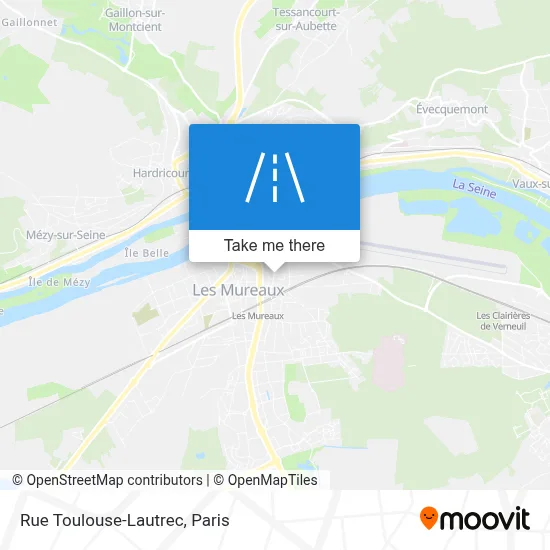 Rue Toulouse-Lautrec map