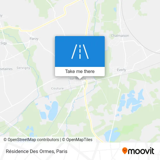 Résidence Des Ormes map