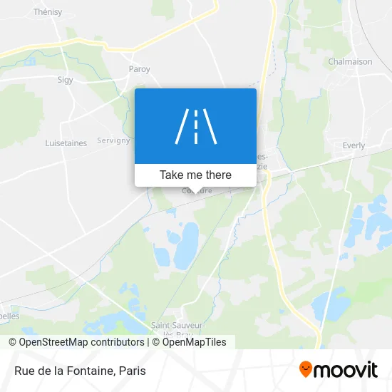 Rue de la Fontaine map