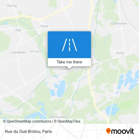 Rue du Gué Bridou map