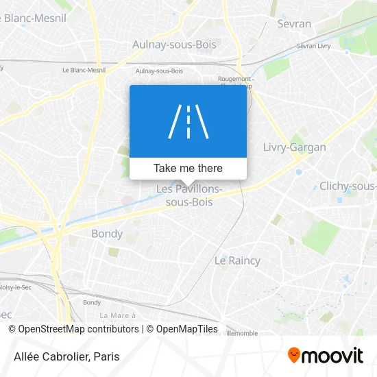 Allée Cabrolier map