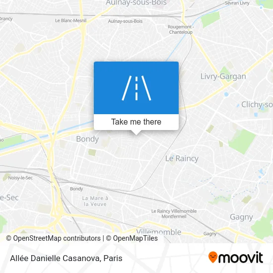 Allée Danielle Casanova map