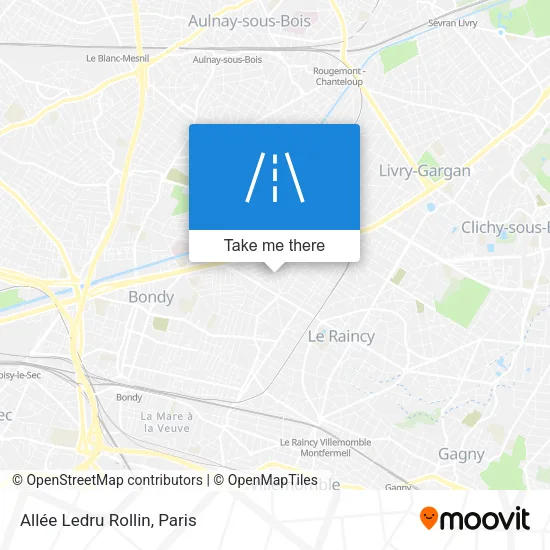 Allée Ledru Rollin map