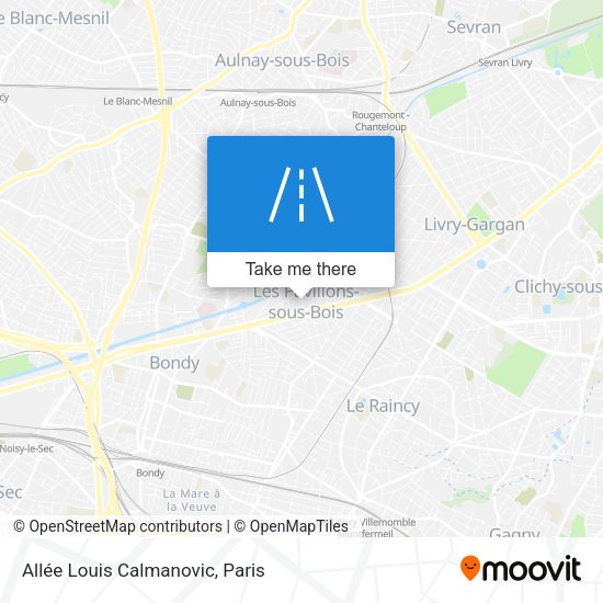 Allée Louis Calmanovic map