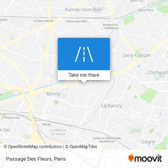 Passage Des Fleurs map