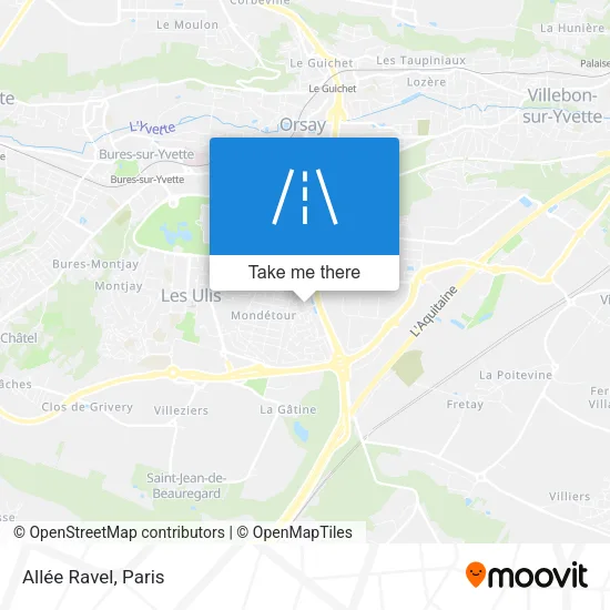Allée Ravel map
