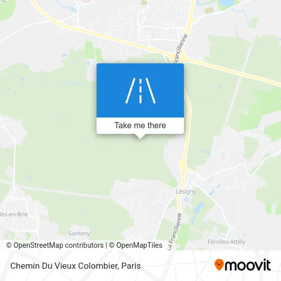 Chemin Du Vieux Colombier map