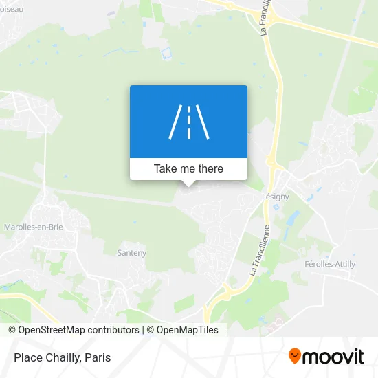 Place Chailly map
