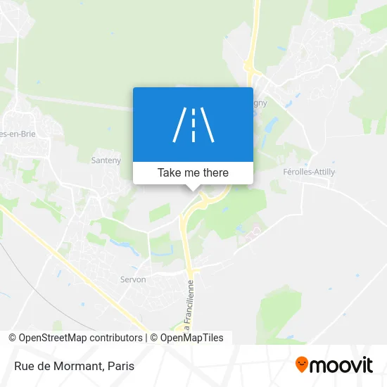 Rue de Mormant map
