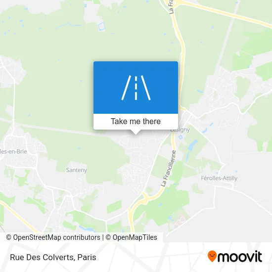 Rue Des Colverts map