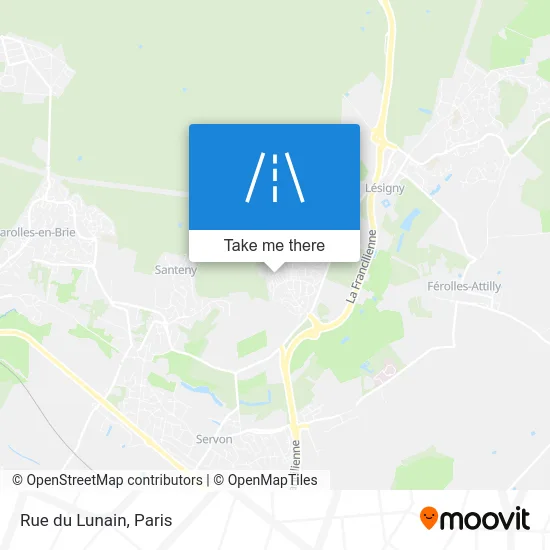 Rue du Lunain map