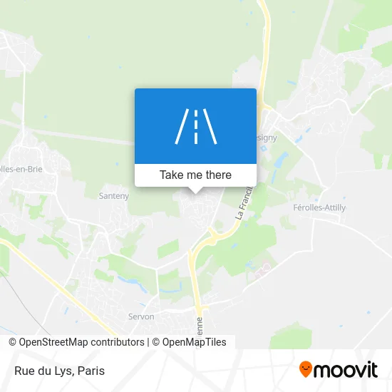Rue du Lys map