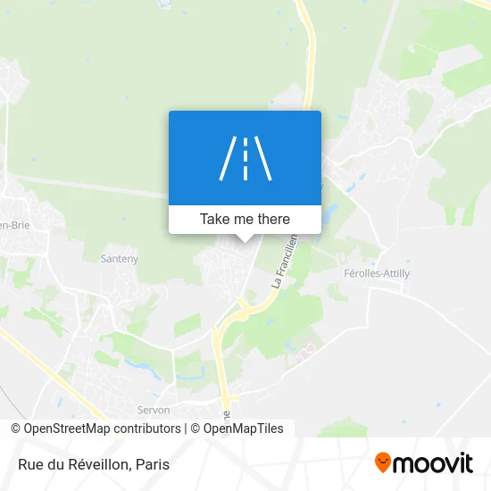 Rue du Réveillon map