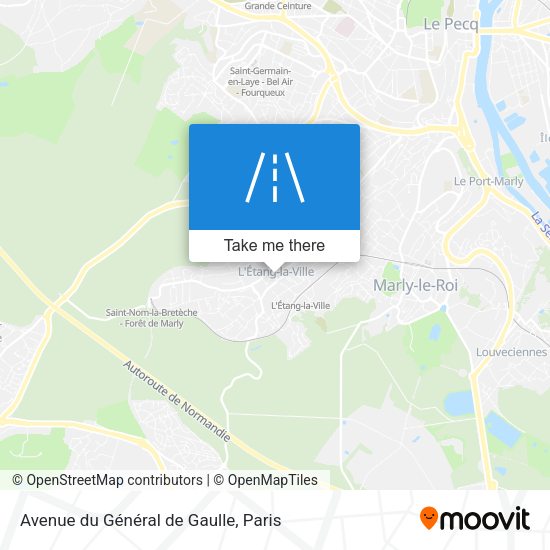 Avenue du Général de Gaulle map