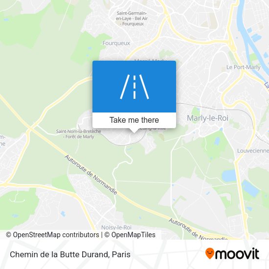 Chemin de la Butte Durand map