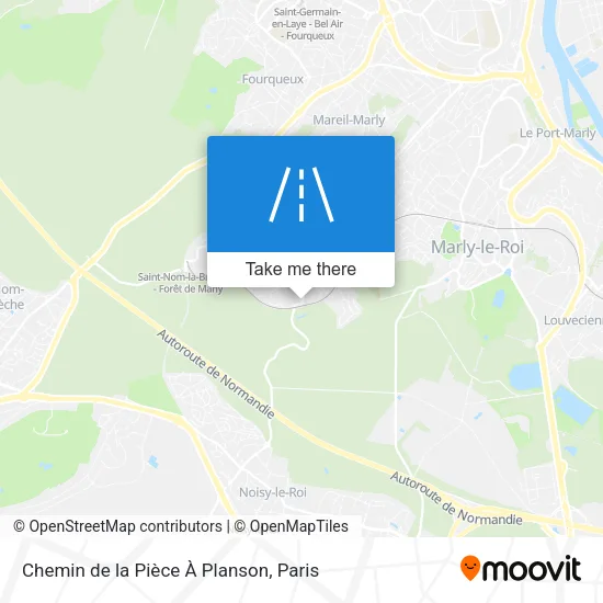 Chemin de la Pièce À Planson map