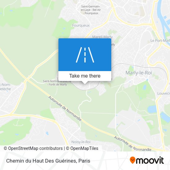 Chemin du Haut Des Guérines map