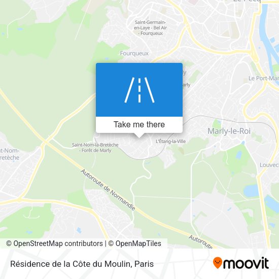 Résidence de la Côte du Moulin map