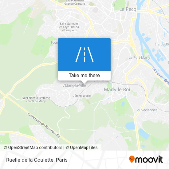 Ruelle de la Coulette map