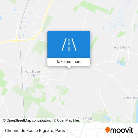 Chemin du Fossé Bigeard map