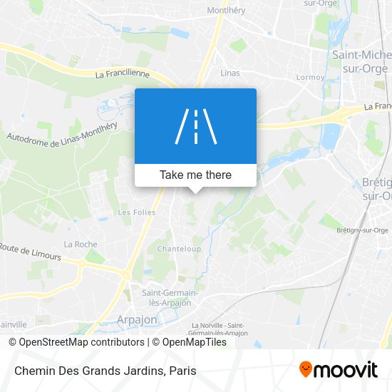 Chemin Des Grands Jardins map