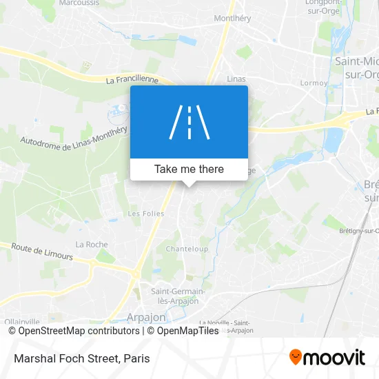 Rue du Maréchal Foch map