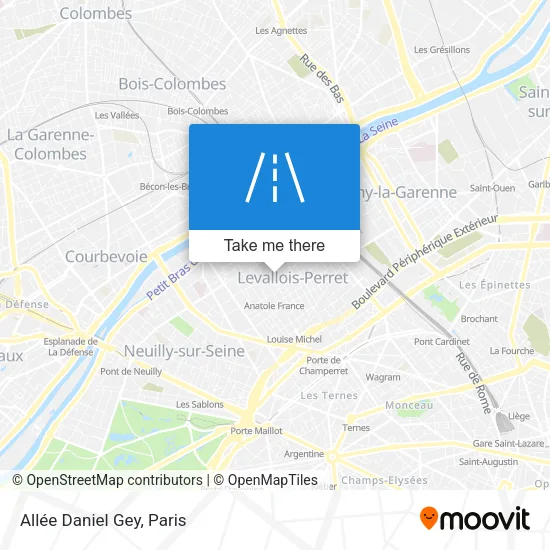 Allée Daniel Gey map
