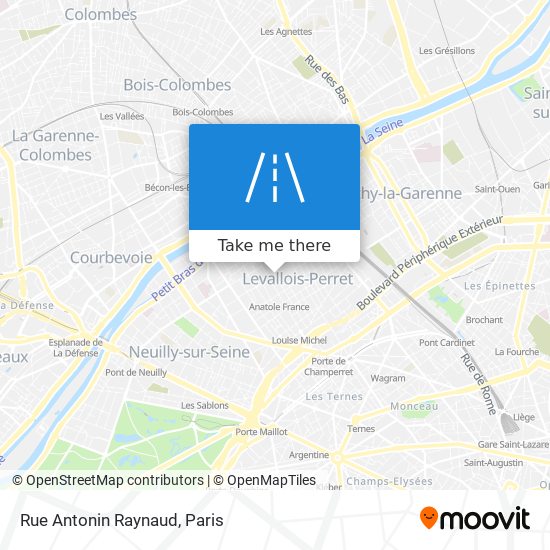 Rue Antonin Raynaud map