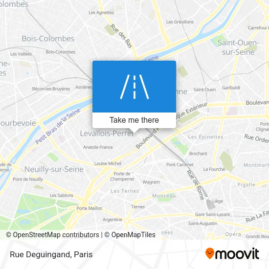 Rue Deguingand map