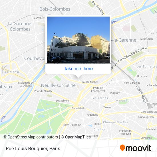 Rue Louis Rouquier map