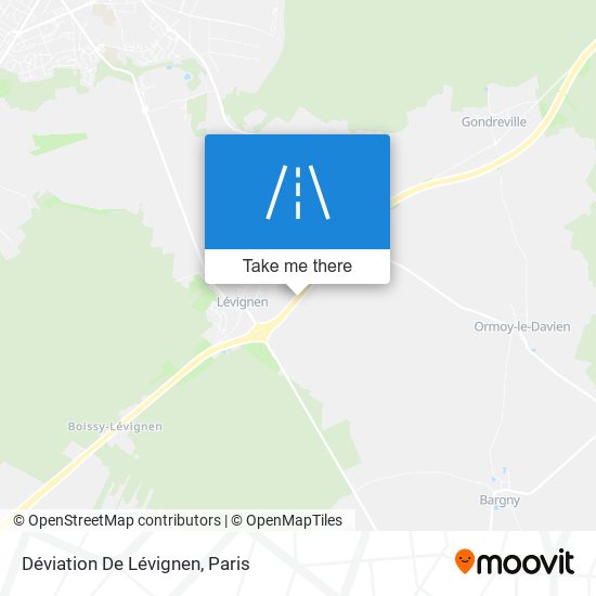Déviation De Lévignen map