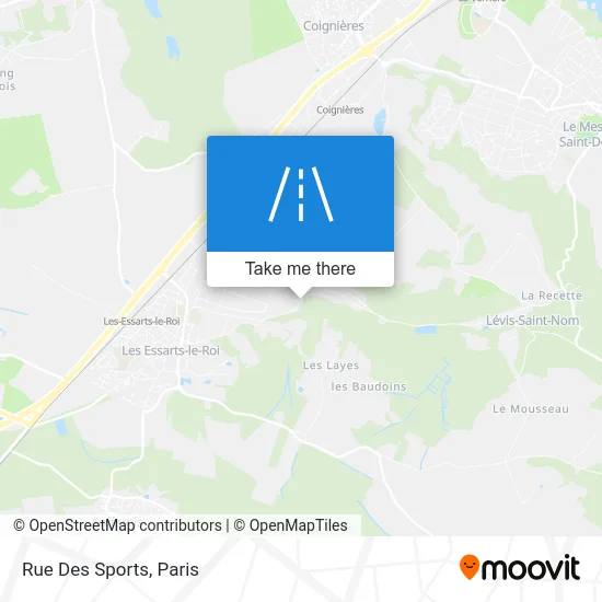 Rue Des Sports map