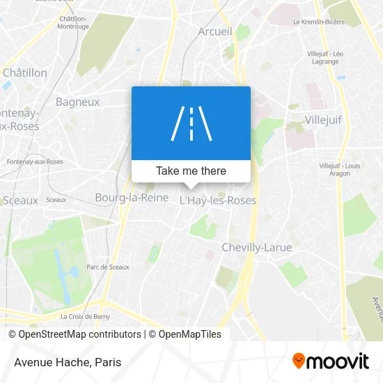 Avenue Hache map