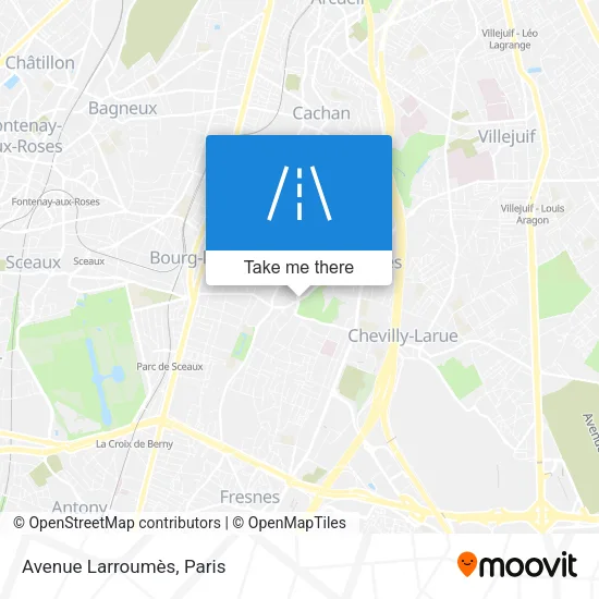 Avenue Larroumès map