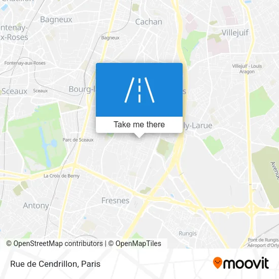 Rue de Cendrillon map